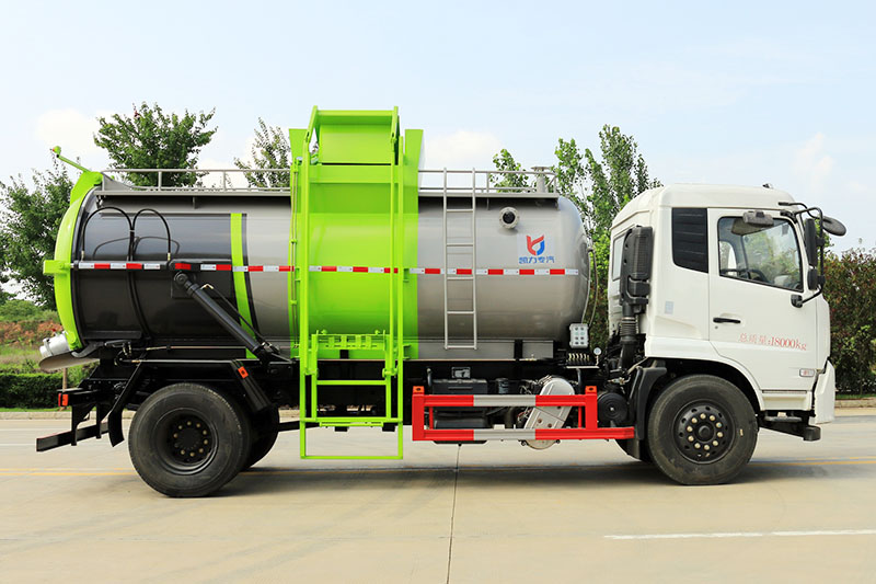 东风天锦餐厨垃圾車(chē)(罐式)(9方 12方)